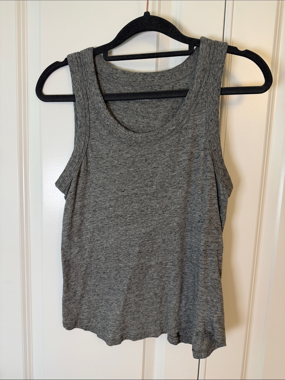Madewell Grey Scoop Neck Tank